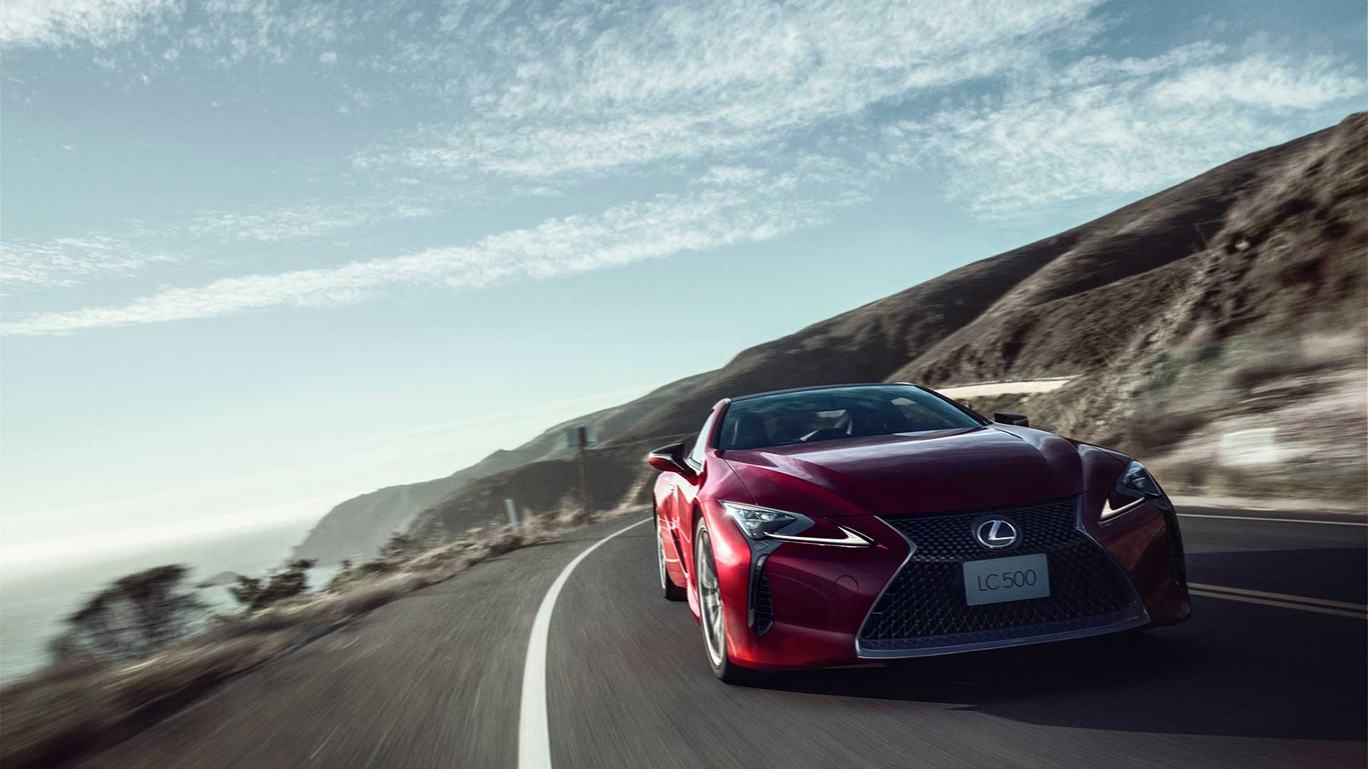Lexus Red LC500 Performance